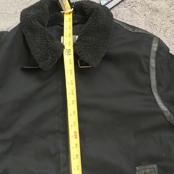 NWT INC Faux Fur Lining Bomber Jacket Sz L - Picture 6 of 8